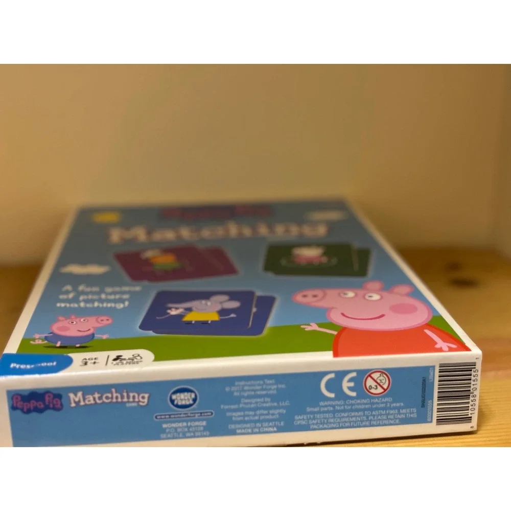 Wonder Forge Peppa Pig Matching Game Preschool Fun Picture‎ Matching Activity